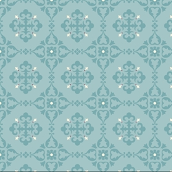 EQP Patchworkstof - Saudade - Powder blue